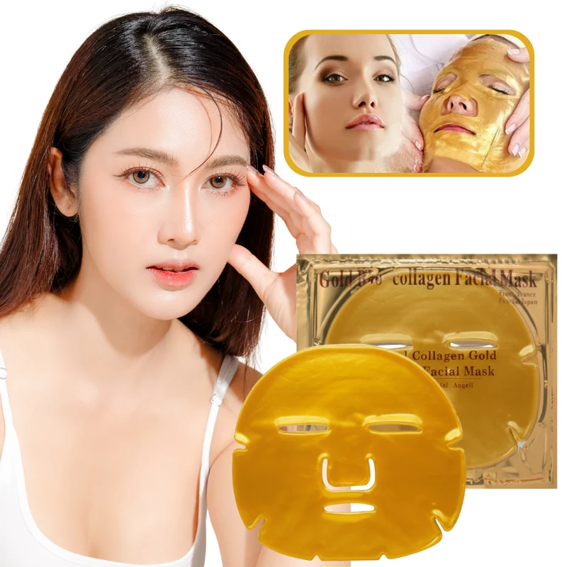 24k Collagen Mask | Verjongende Gouden Gezichtsmasker — Zie Resultaten in Slechts 20 Minuten