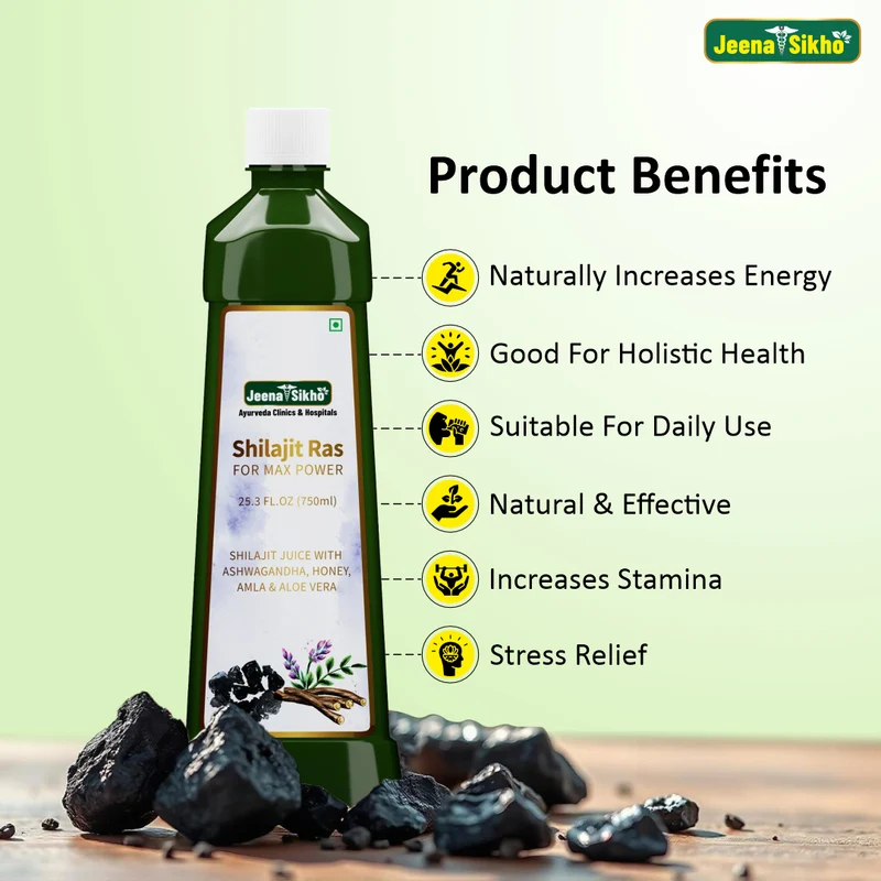 Shilajit Ras For Max Power Juice | Ayurvedic Energy, Stamina & Strength Support