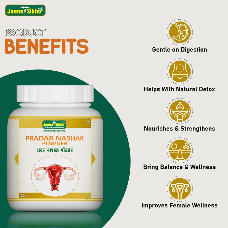 Pradar Nashak Powder | Ayurvedic Support for White Discharge & Female Intimate Wellness