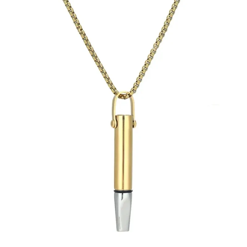 Stainless steel anti-smoking necklace
