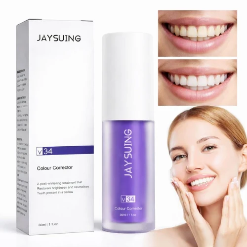 V34 Colour Corrector | Neutraliseert Gele Tanden Direct en Geeft Binnen Minuten een Stralende Lach