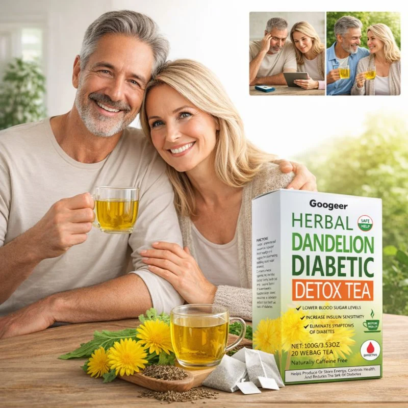 Googeer Dandelion Detox Thee | Ondersteunt Gezonde Bloedsuiker & Volledige Detox Binnen Enkele Dagen