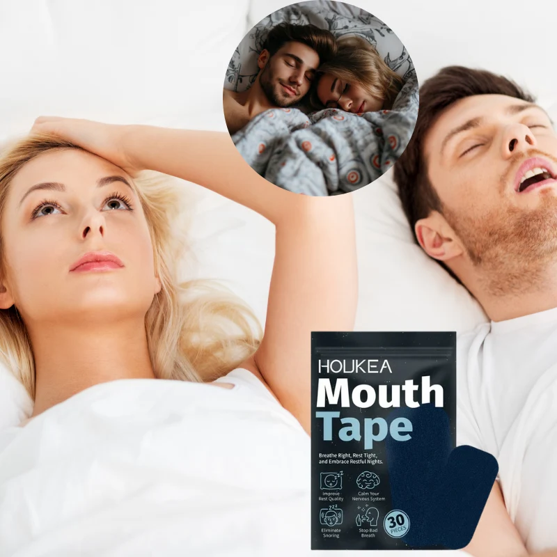 Mondtape Patch | Slaap rustiger, word uitgerust wakker