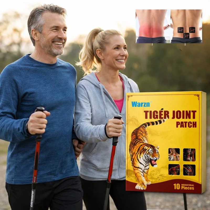 Tiger Joint Patch | Krachtige Verlichting voor Spieren & Gewrichten in Minuten