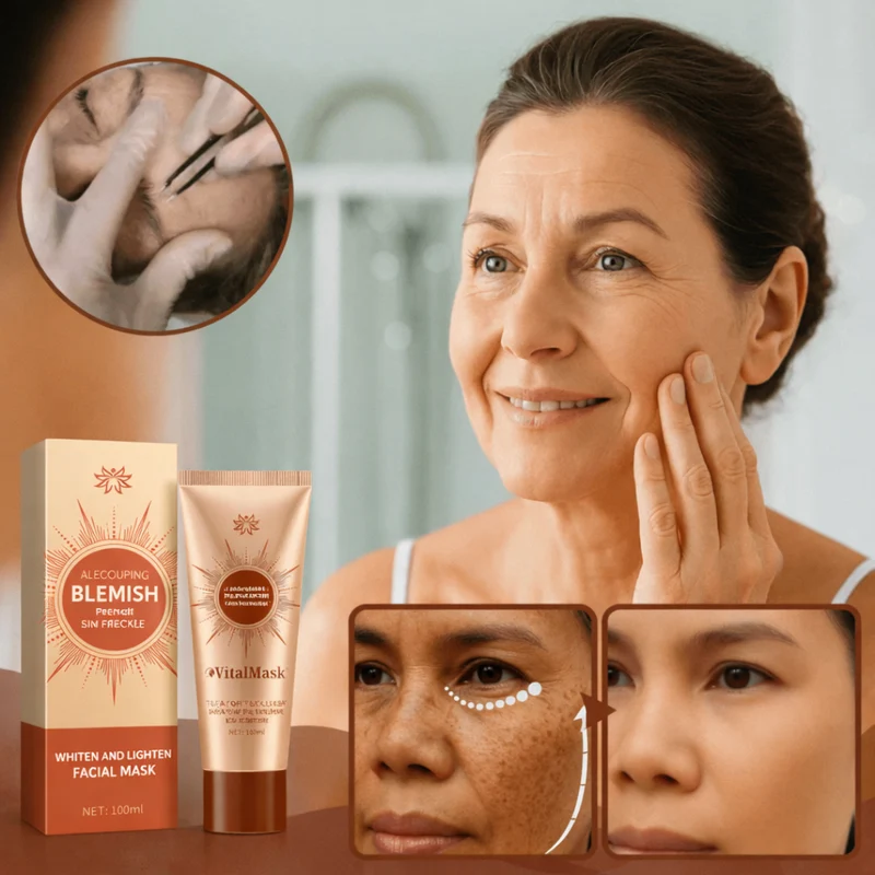 Blemish Skin Whitening Freckle Mask | Zichtbaar Heldere en Stralende Huid in Slechts Enkele Dagen
