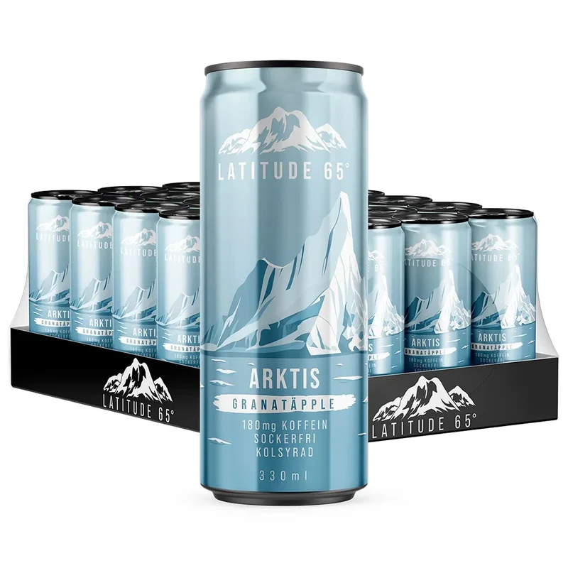 24 x Latitude 65 330 ml Arktis - Granatäpple