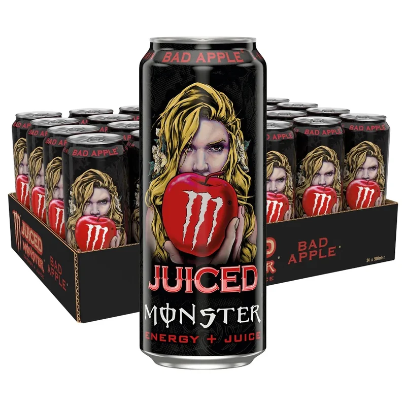 24 x Monster Energy 500 ml Juiced Bad Apple
