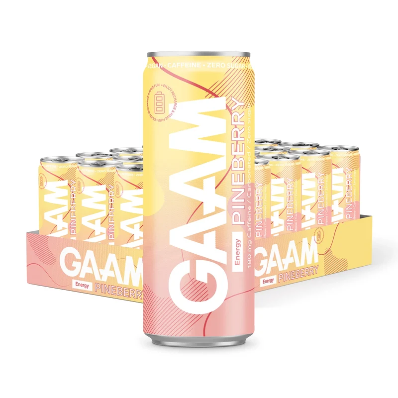 24 x GAAM Energy 330 ml Pineberry