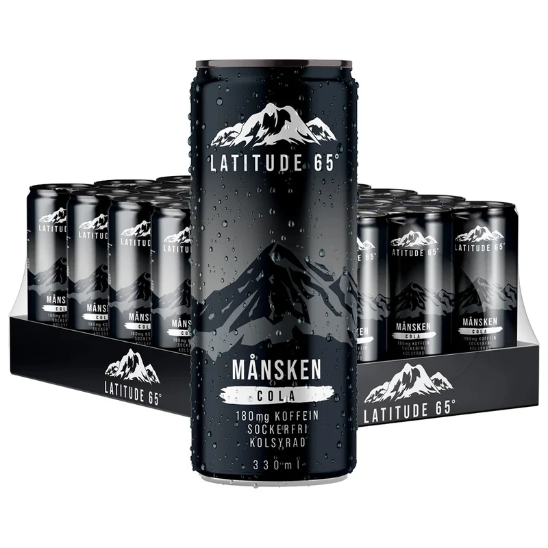 24 x Latitude 65 330 ml Månsken - Cola