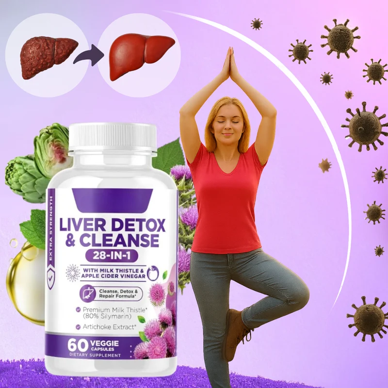 Lever Detox Plus | Spoel gifstoffen weg en herstel je energie in slechts 5 dagen!