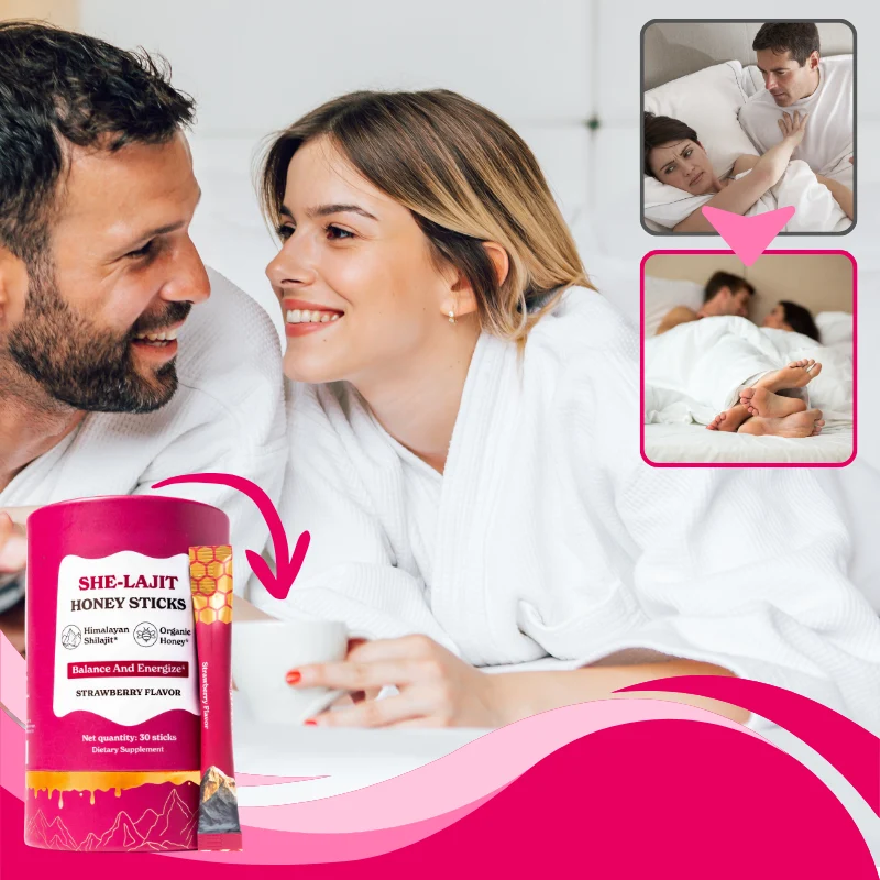 SHE-LAJIT Honingsticks | Herstel hormonale balans en vrouwelijke energie in slechts 7 dagen