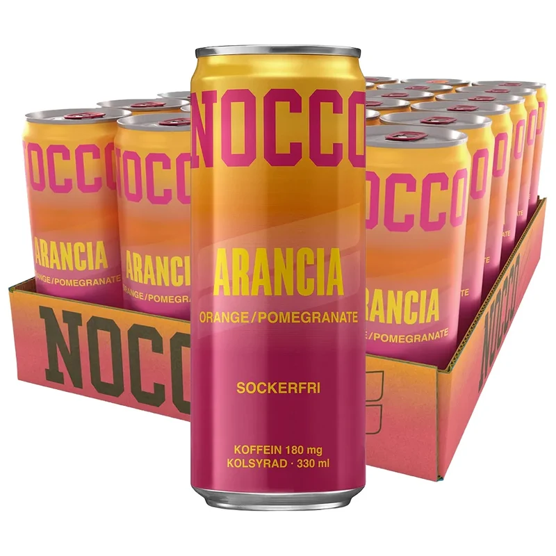 24 x NOCCO BCAA 330 ml Arancia
