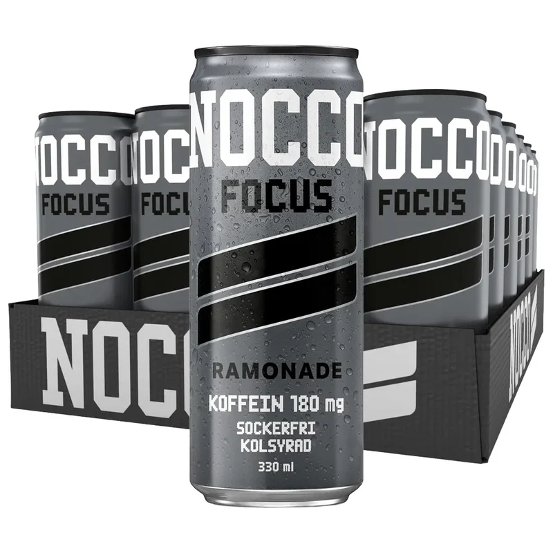 24 x NOCCO Focus 330 ml Ramonade