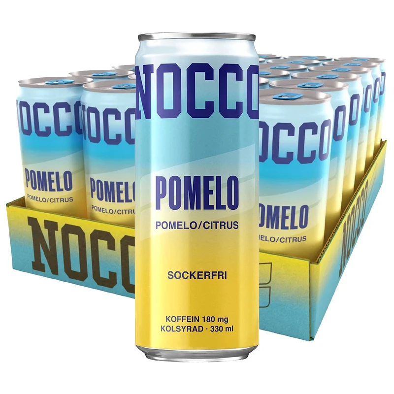 24 x NOCCO BCAA 330 ml Pomelo Citrus