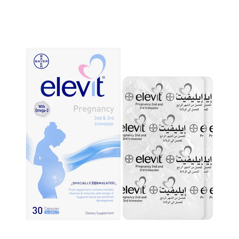 Elevit Pregnancy[2&3 Trimester] 30 Capsules