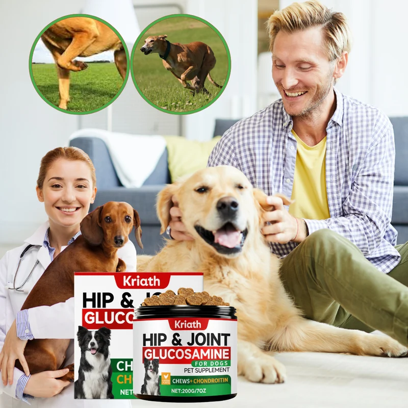 Glucosamine Supplement voor Honden | Verbetert dagelijkse mobiliteit bij 95% van de honden in slechts 9 dagen