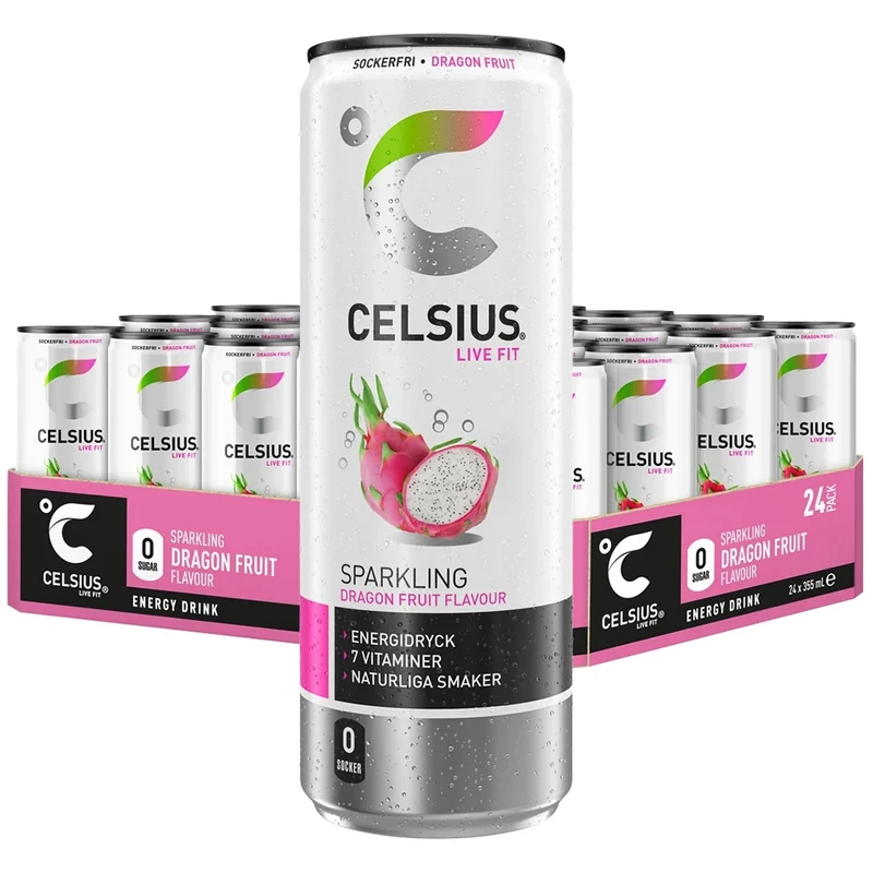 24 x Celsius 355 ml Dragon Fruit