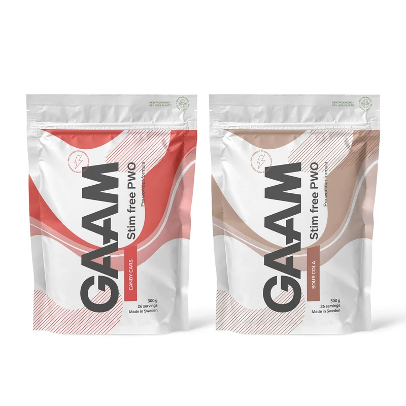 2 x GAAM Stim Free PWO 300 g