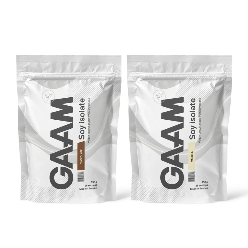 2 x GAAM Soy Isolate 750 g