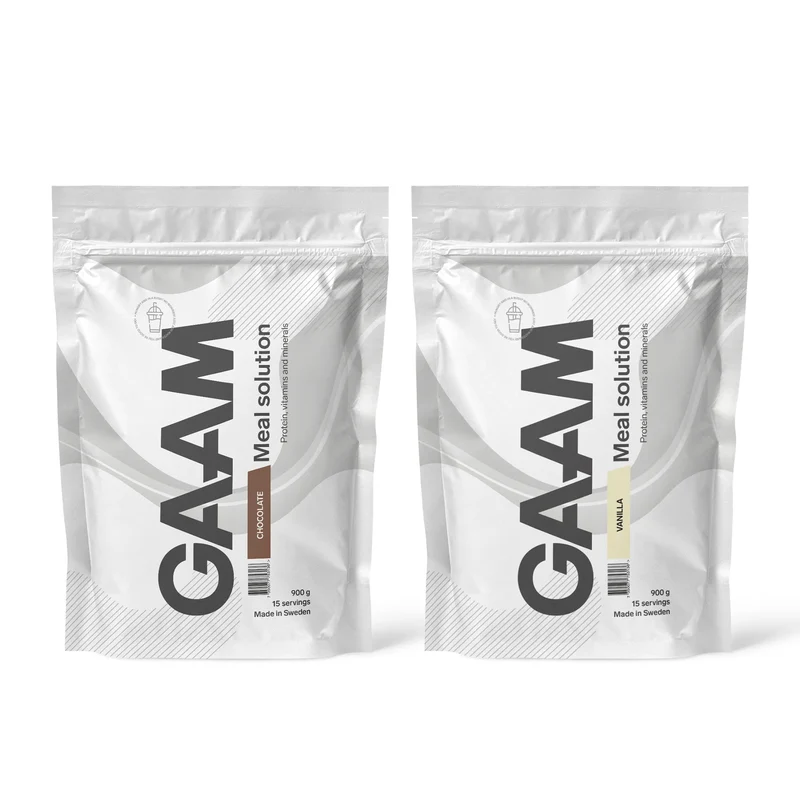 2 x GAAM Meal Solution 900 g Måltidsersättning