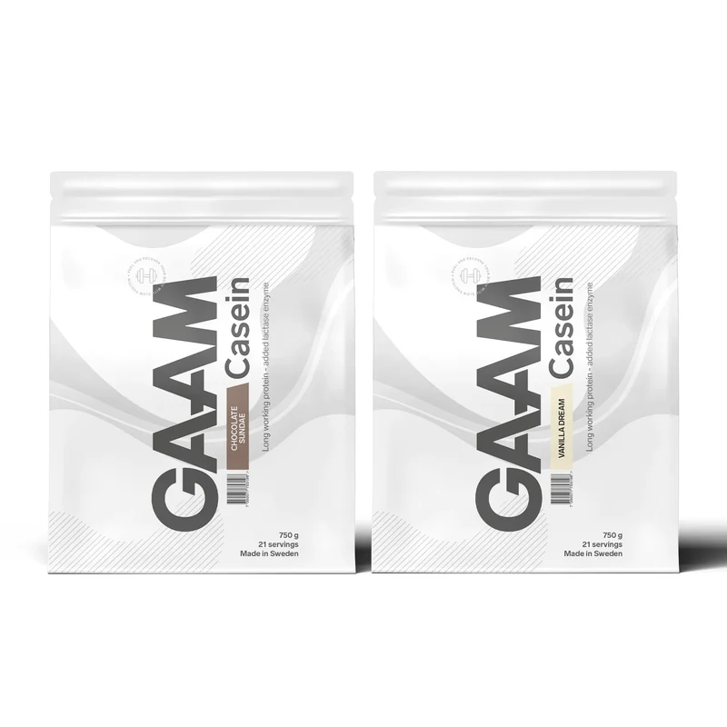 2 x GAAM Casein Kaseinprotein 750 g