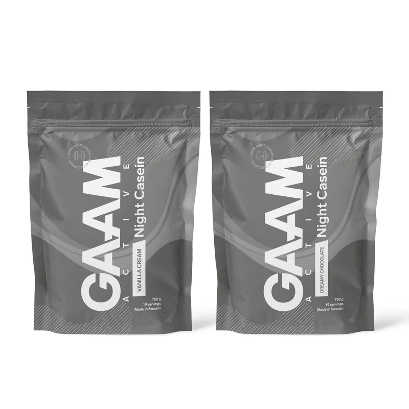 2 x GAAM Active Night Casein 750 g