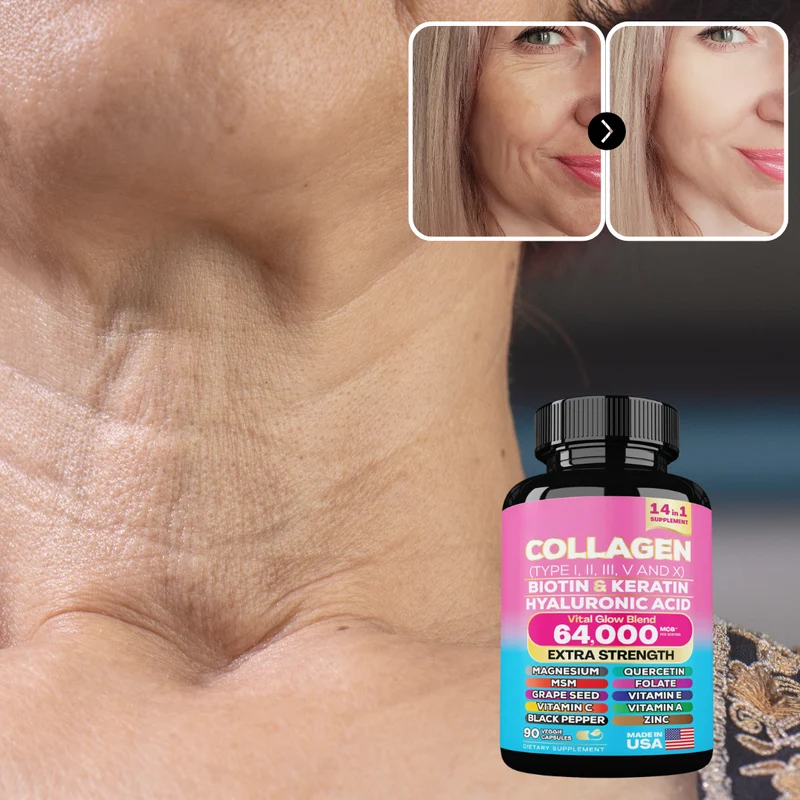 Collageen Beauty Boost Capsules | Stevige, Gladde & Stralende Huid van Binnenuit