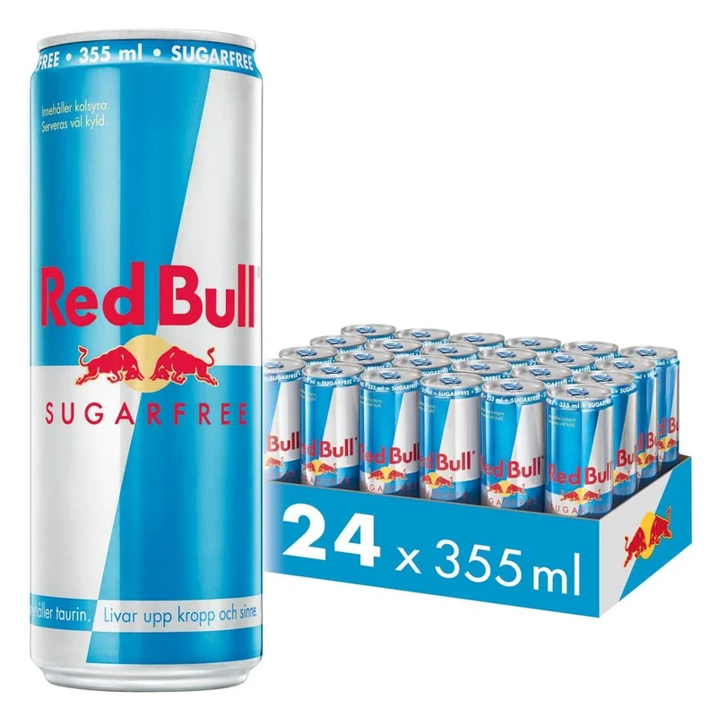 24 x Red Bull Energidryck Sugarfree 355 ml
