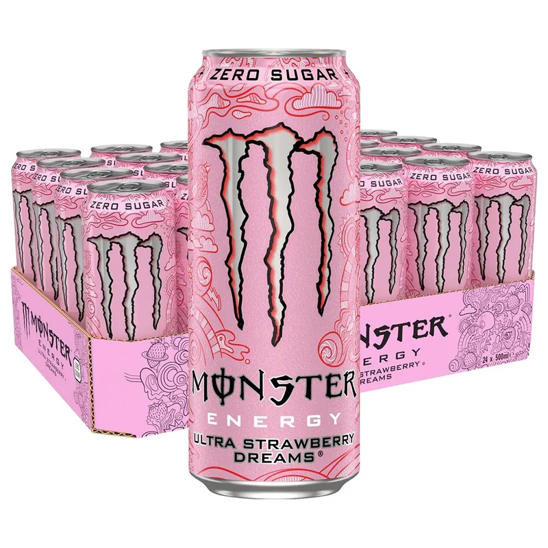 24 x Monster Energy 500 ml Ultra Strawberry Dreams (sugarfree)