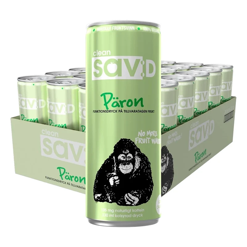 24 x Clean Sav:D 330 ml Päron