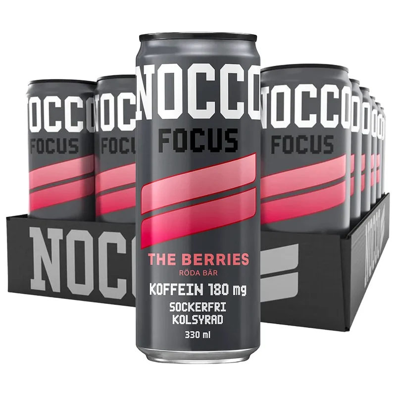 24 x NOCCO FOCUS 330 ml The Berries