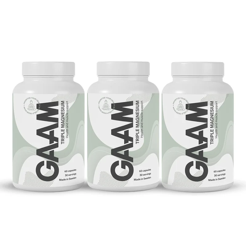 3 x GAAM Triple Magnesium 60 caps