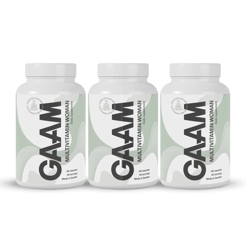 3 x GAAM Multivitamin Woman 60 caps