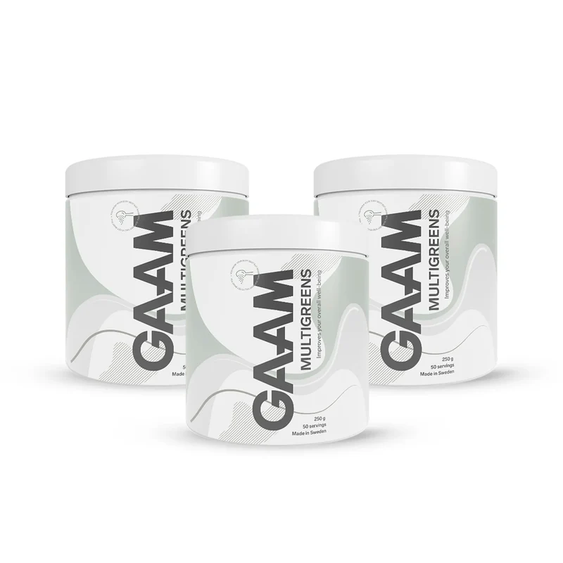 3 x GAAM Multigreens 250 g