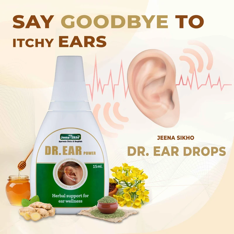 Dr. Ear Power | Ayurvedic Ear Drops for Wax, Itching, Pain & Hygiene