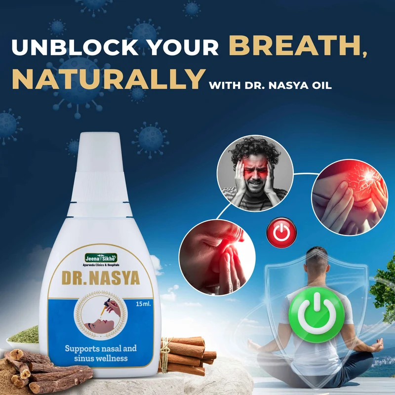 Dr. Nasya Oil | Ayurvedic Nasal Drops for Sinus, Congestion, Clear Breathing & Nasal Comfort