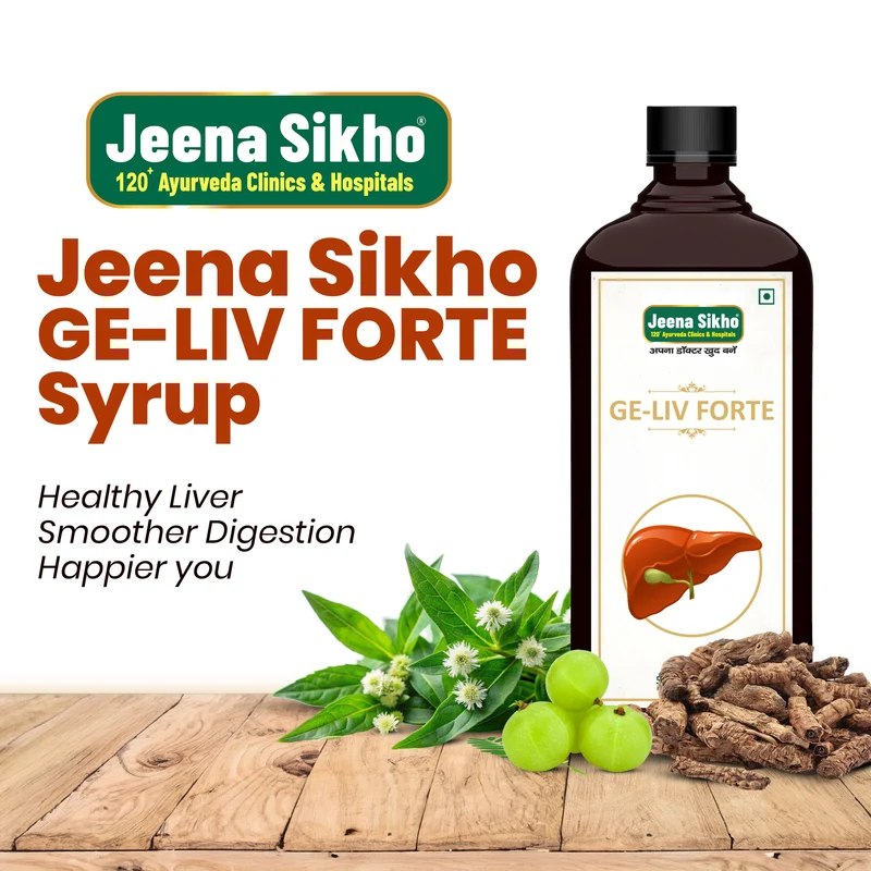 GE-LIV Forte Syrup | Ayurvedic Liver & Spleen Detox and Digestive Support