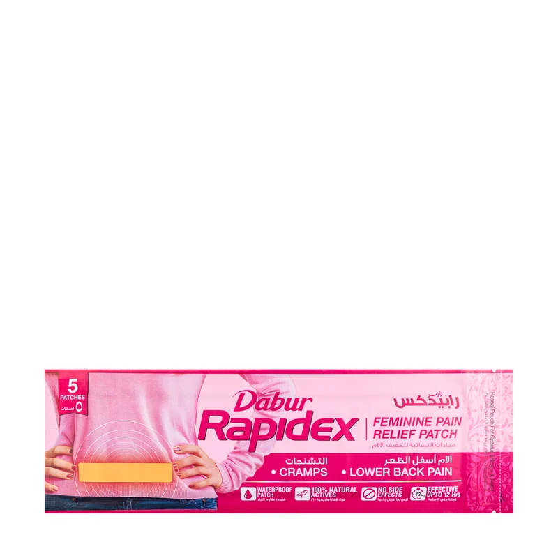 Dabur Rapidex Feminine Pain Relief Patch 5 Pieces