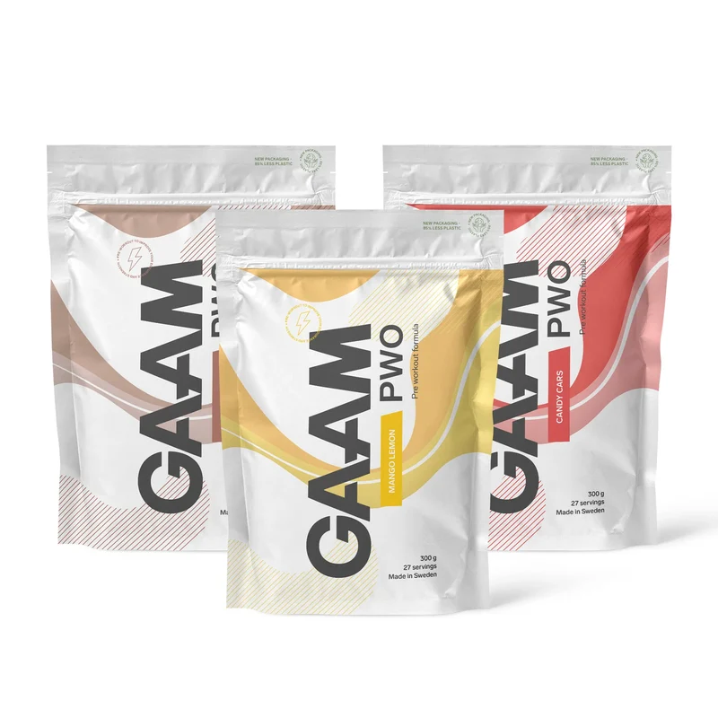 3 x GAAM PWO 300 g