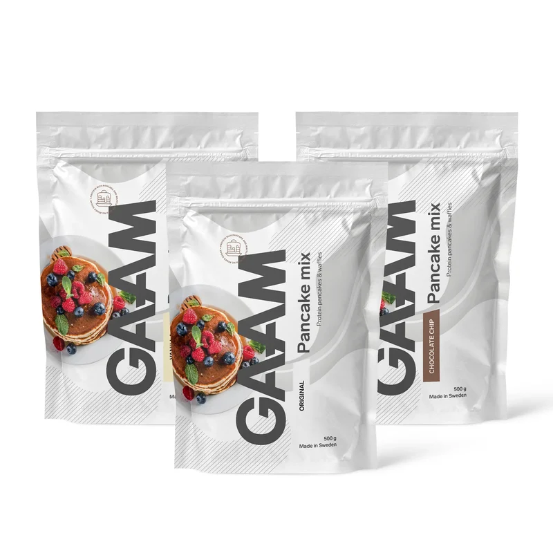 3 x GAAM Pancake Mix 500 g