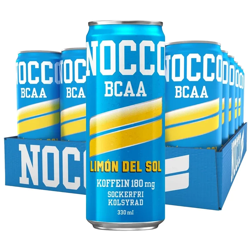 24 x NOCCO BCAA 330 ml Limon del Sol