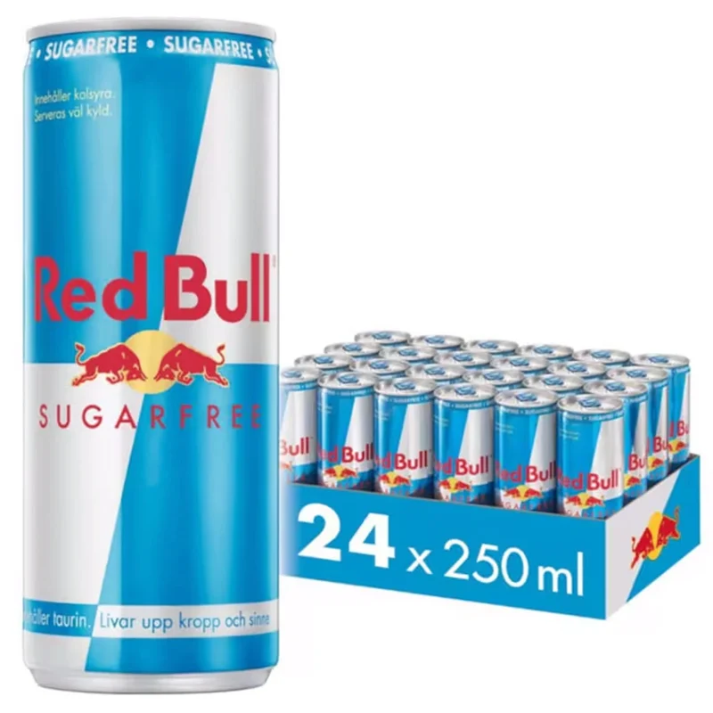 24 x Red Bull Energidryck Sugarfree 250 ml