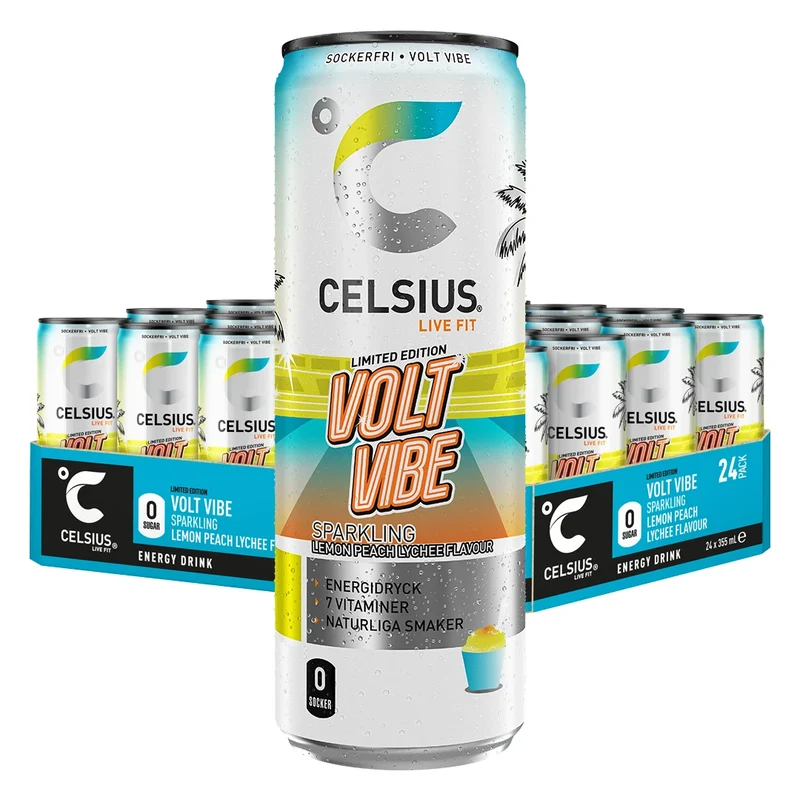 24 x Celsius 355 ml Volt Vibe Limited Edition