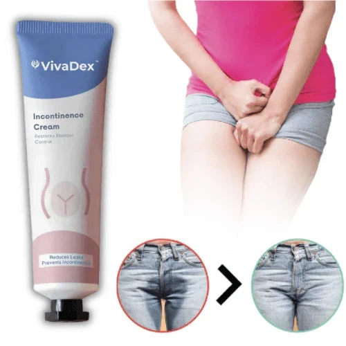 VivaDex™ Cream | Herstelt de blaascontrole en vermindert urineverlies binnen 11 minuten!