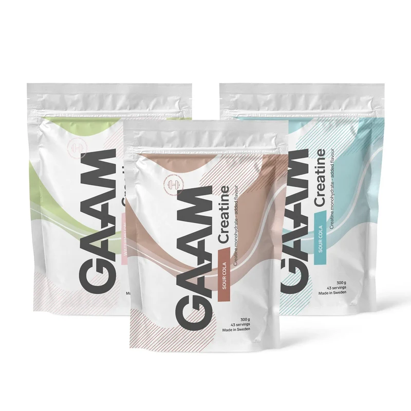 3 x GAAM Creatine 300 g