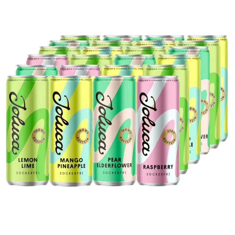 24 x Joluca Energidryck 330 ml Mixflak
