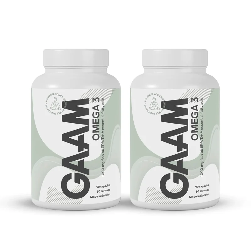 2 x GAAM Omega-3 90 caps