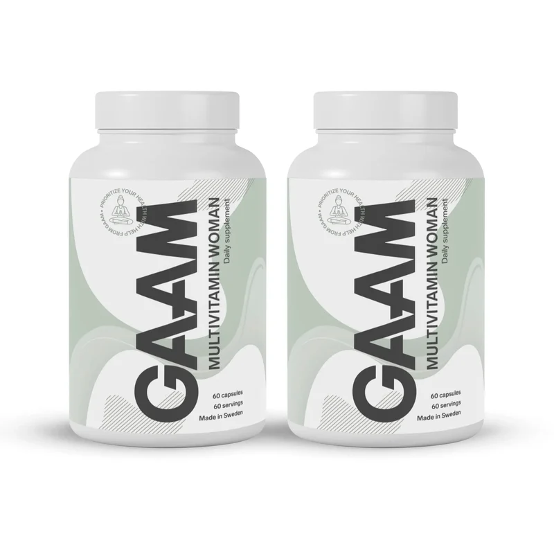 2 x GAAM Multivitamin Woman 60 caps