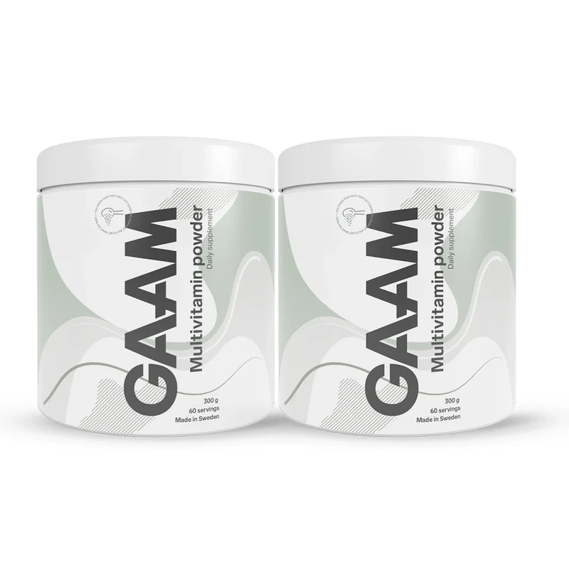 2 x GAAM Multivitamin Powder 300 g