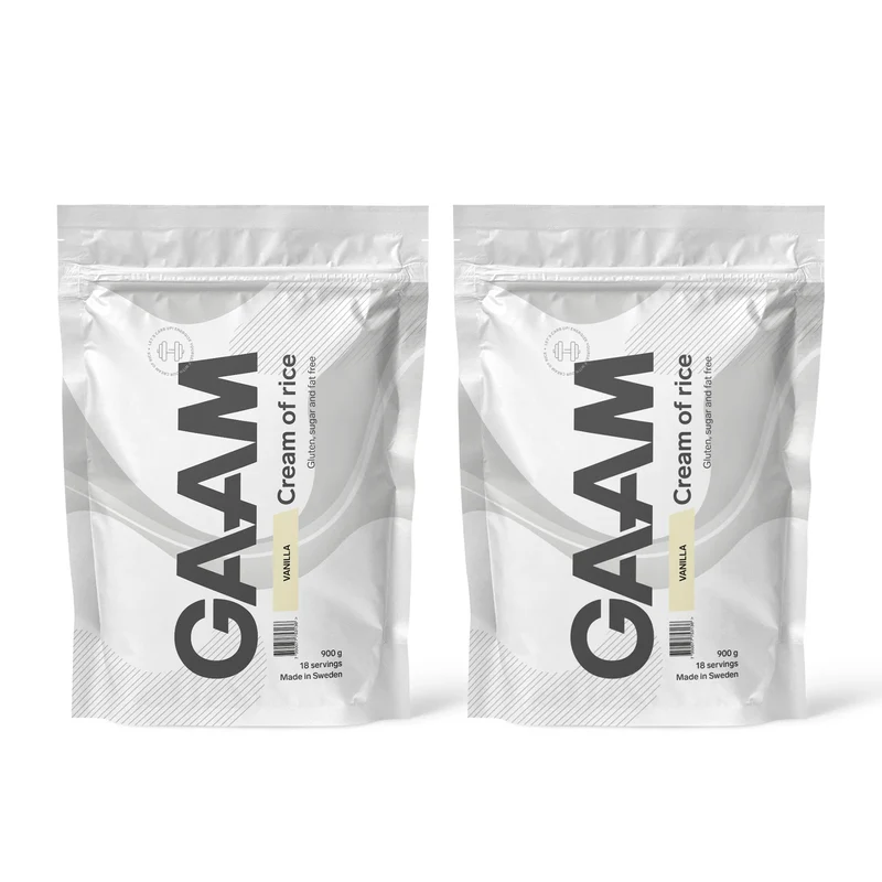 2 x GAAM Cream of Rice 900 g